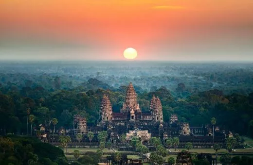 voyage de noces Cambodge Siem Reap Angkor vue ciel